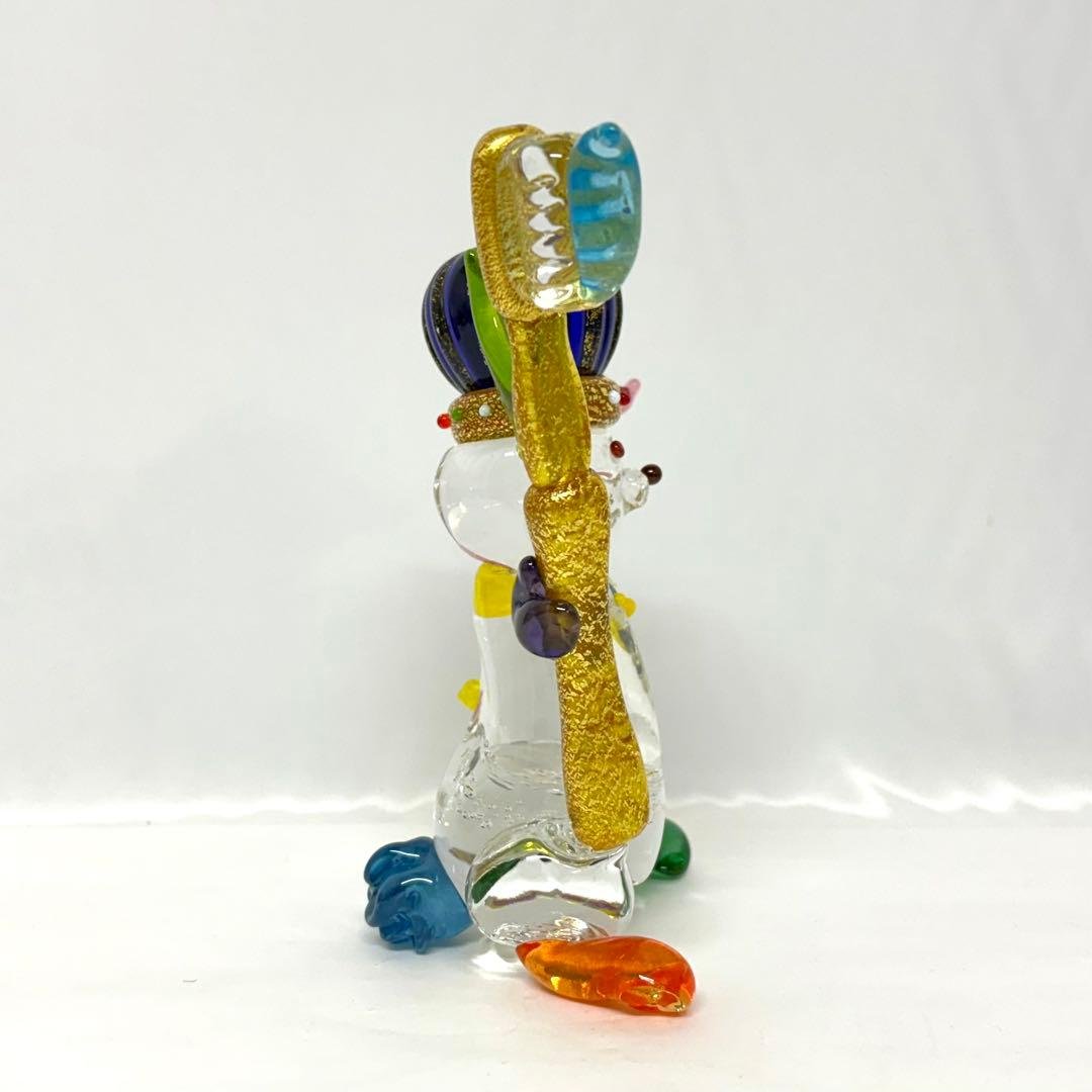 ①ガラス工房 メルハバ 作家 小林大輔 ハブラシ うさぎ ハンドメイド 置物