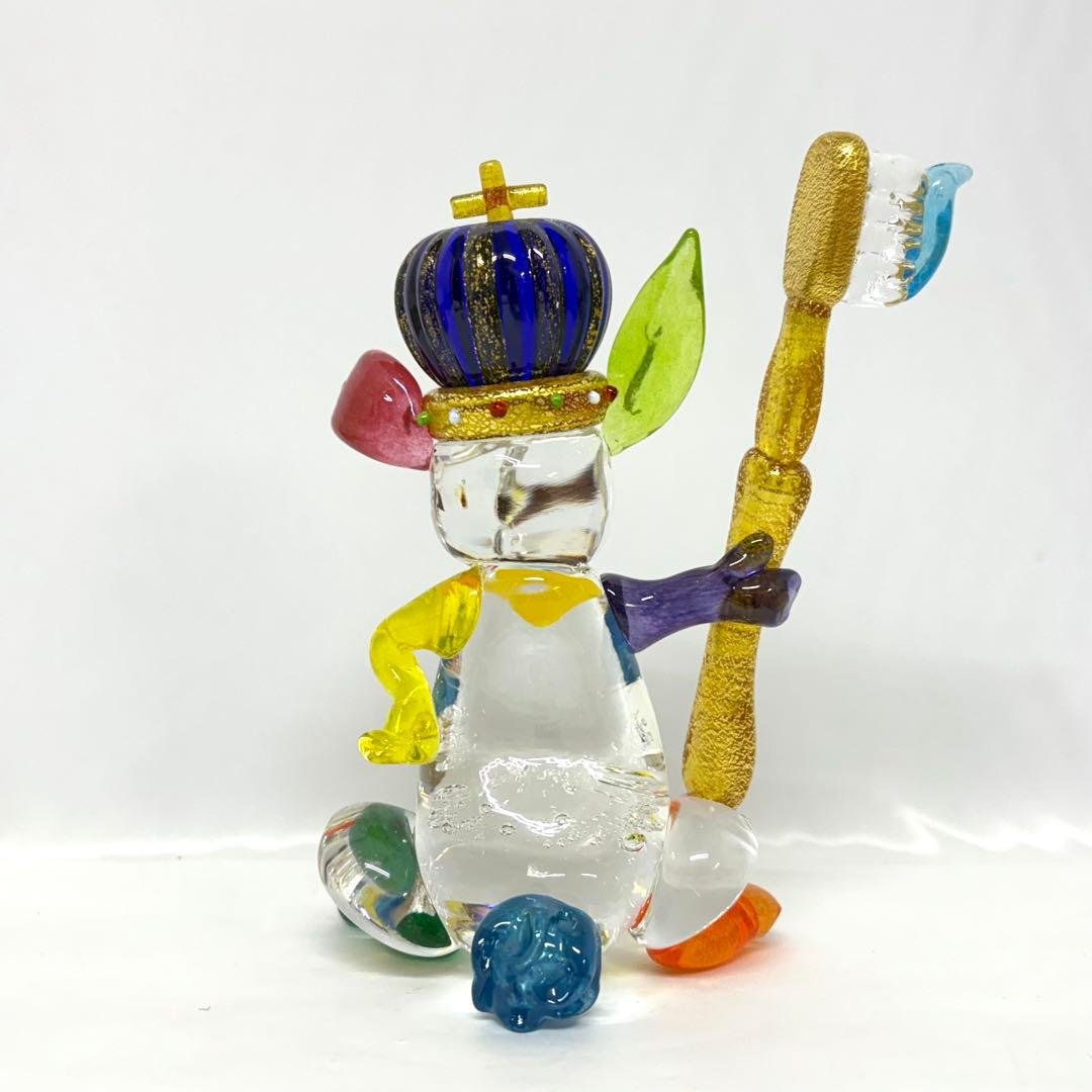 ①ガラス工房 メルハバ 作家 小林大輔 ハブラシ うさぎ ハンドメイド 置物