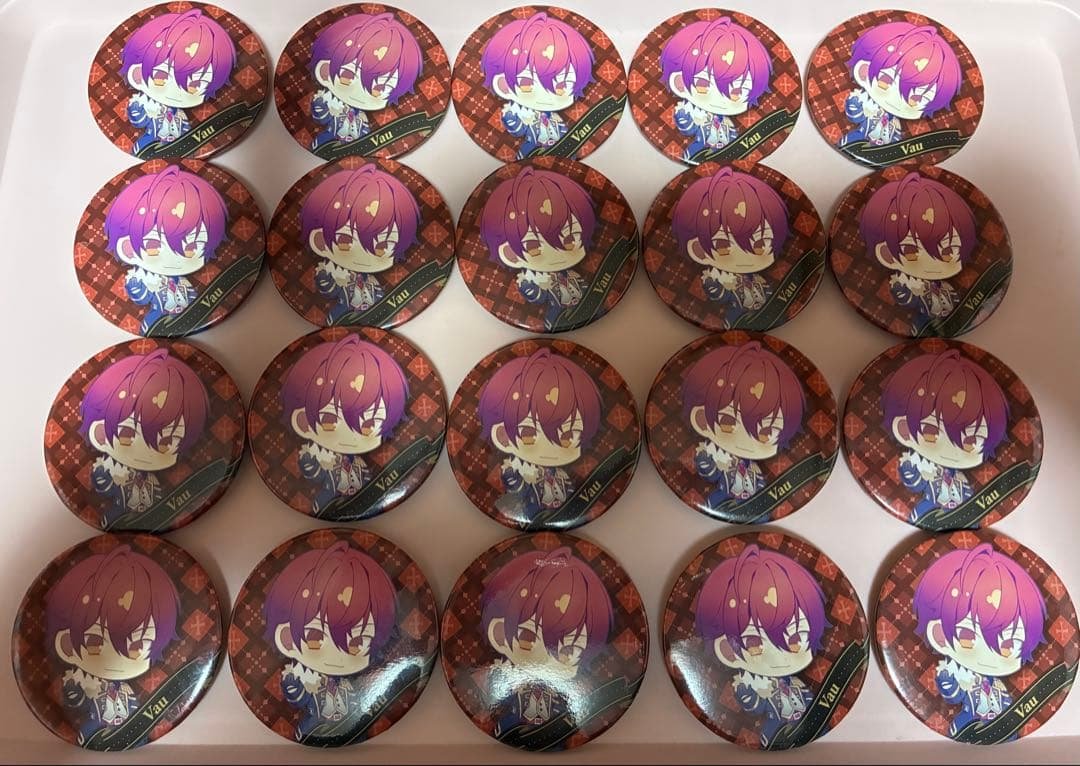 ばぁうくデフォルメ　缶バッチ　20個セット