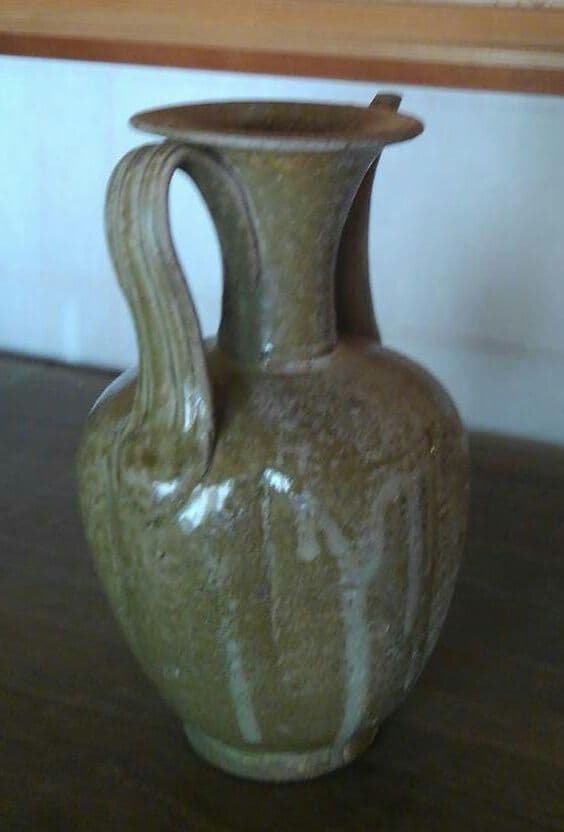 古越州窯青磁酒注　中国五代十国北宋時代