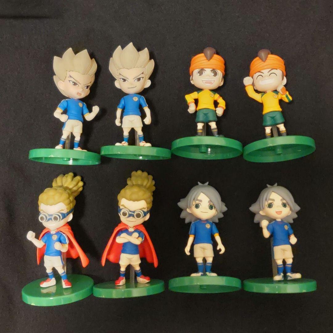 イナズマイレブン フィギュア でふぉめ 円堂 豪炎寺 鬼道 吹雪 タカラトミー